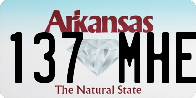 AR license plate 137MHE