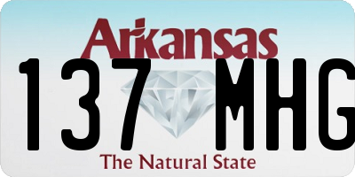 AR license plate 137MHG
