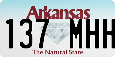 AR license plate 137MHH