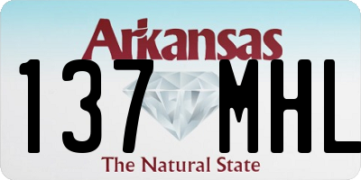 AR license plate 137MHL