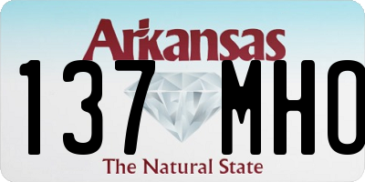 AR license plate 137MHO