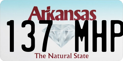 AR license plate 137MHP