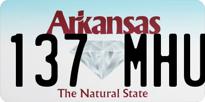 AR license plate 137MHU