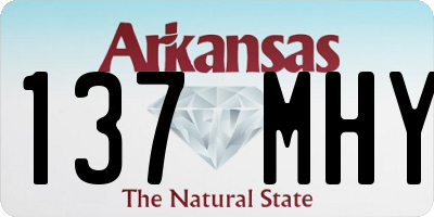 AR license plate 137MHY