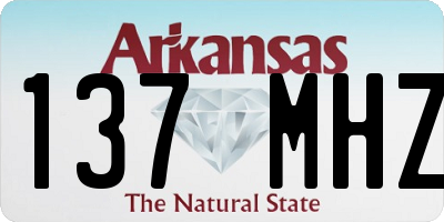 AR license plate 137MHZ