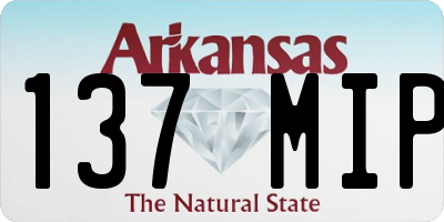 AR license plate 137MIP