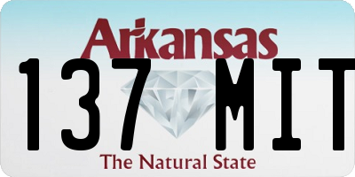 AR license plate 137MIT