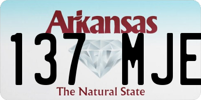 AR license plate 137MJE