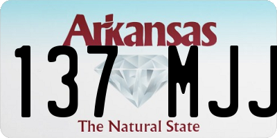 AR license plate 137MJJ