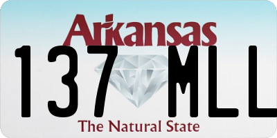 AR license plate 137MLL