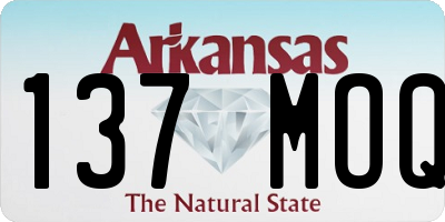 AR license plate 137MOQ