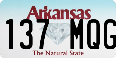 AR license plate 137MQG