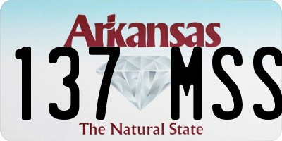 AR license plate 137MSS