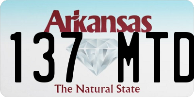 AR license plate 137MTD