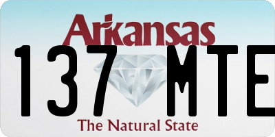 AR license plate 137MTE