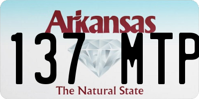 AR license plate 137MTP