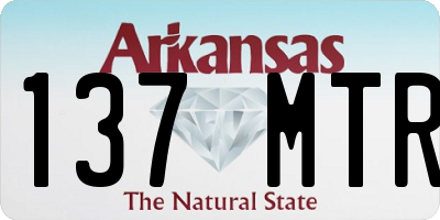 AR license plate 137MTR
