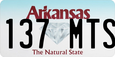 AR license plate 137MTS