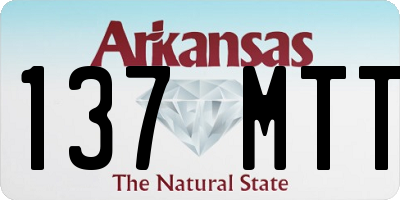 AR license plate 137MTT