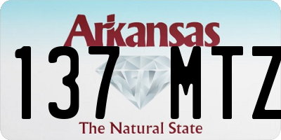 AR license plate 137MTZ
