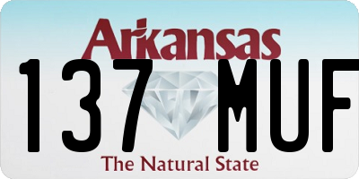 AR license plate 137MUF