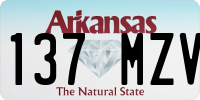 AR license plate 137MZV