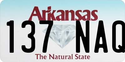 AR license plate 137NAQ