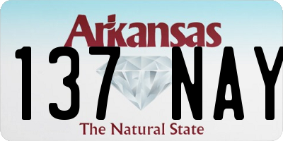 AR license plate 137NAY