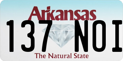 AR license plate 137NOI