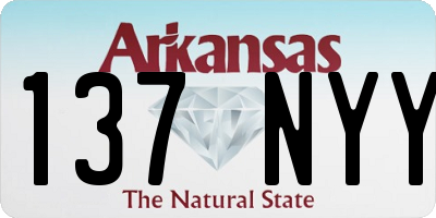 AR license plate 137NYY