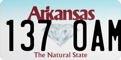 AR license plate 137OAM