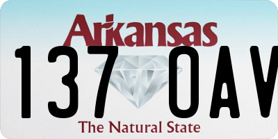 AR license plate 137OAV