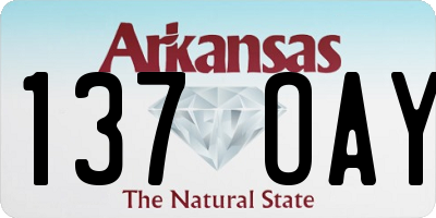 AR license plate 137OAY