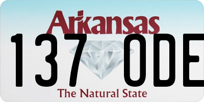 AR license plate 137ODE