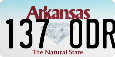 AR license plate 137ODR