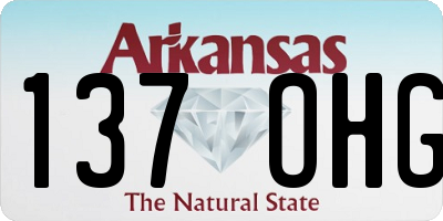 AR license plate 137OHG