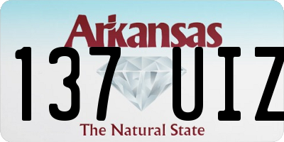 AR license plate 137UIZ