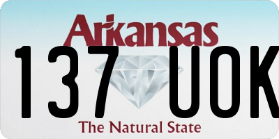 AR license plate 137UOK