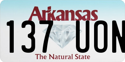 AR license plate 137UON