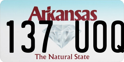 AR license plate 137UOQ