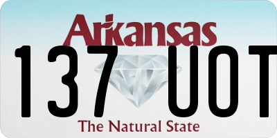 AR license plate 137UOT