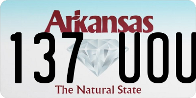 AR license plate 137UOU
