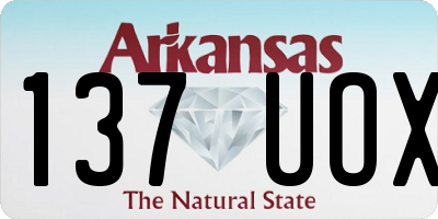 AR license plate 137UOX