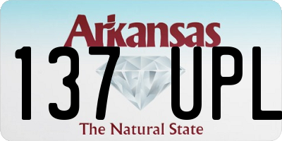 AR license plate 137UPL