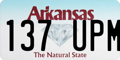 AR license plate 137UPM