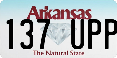 AR license plate 137UPP
