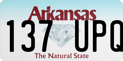 AR license plate 137UPQ