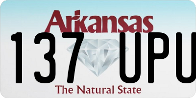 AR license plate 137UPU