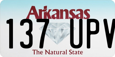 AR license plate 137UPV