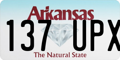 AR license plate 137UPX